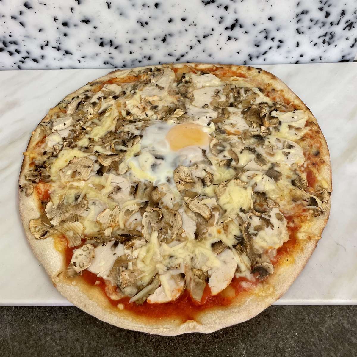 AL POLLO pizza