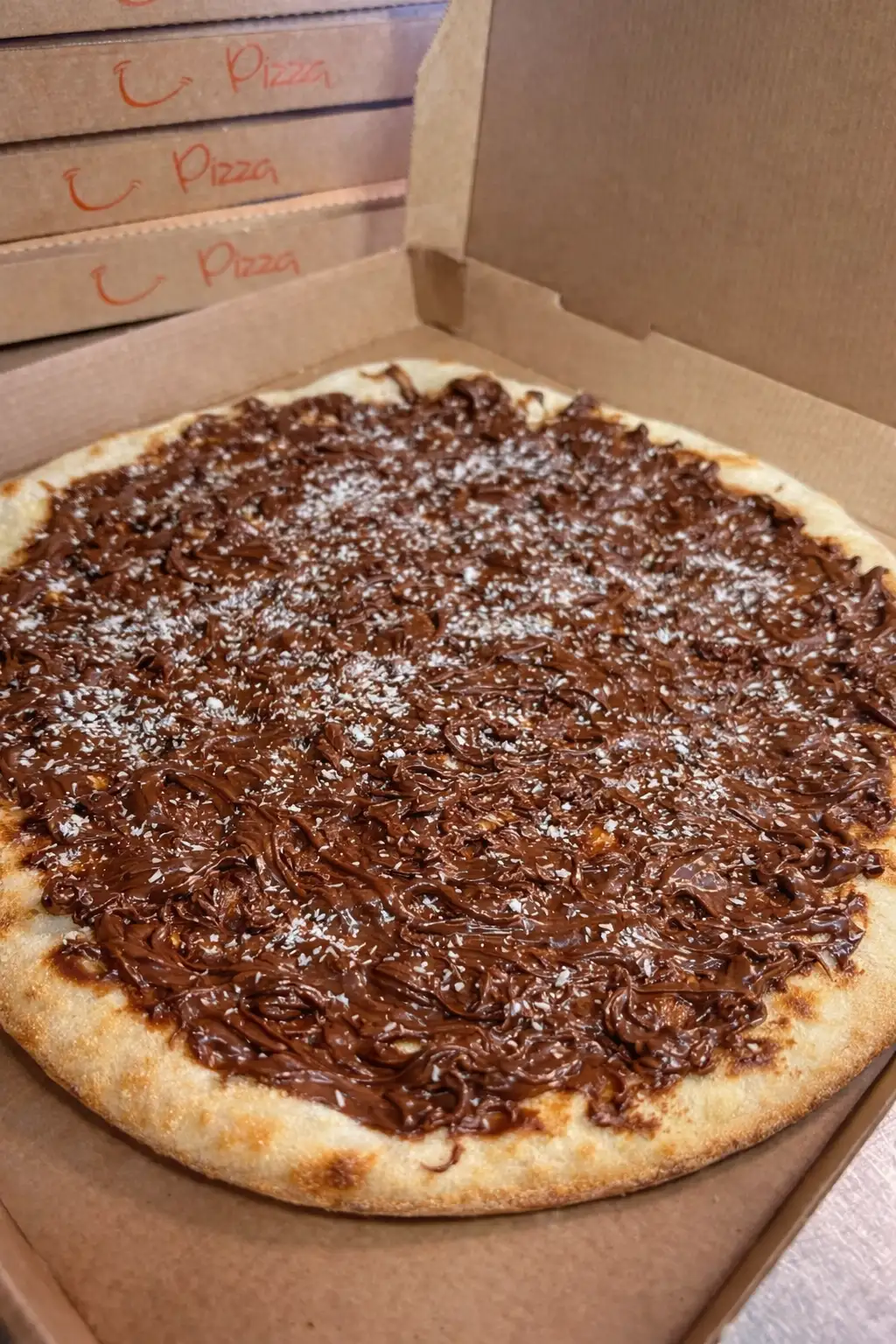 pizza nutella